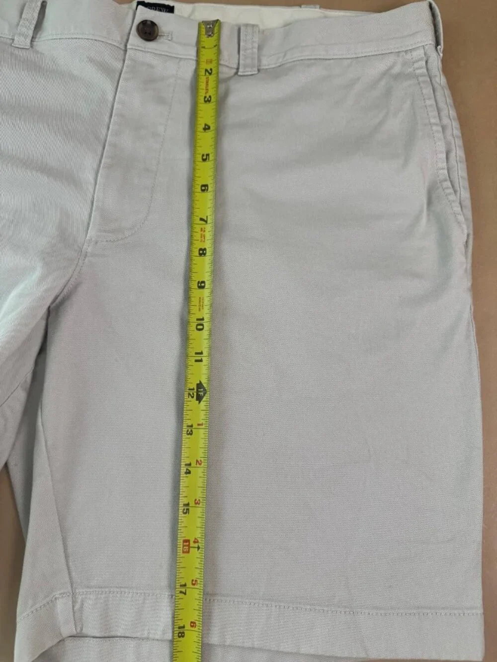 J.Crew Factory Men’s 38 Beige 9” Flex Chino Shorts H5020
